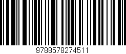 Código de barras (EAN, GTIN, SKU, ISBN): '9788578274511'