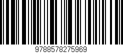 Código de barras (EAN, GTIN, SKU, ISBN): '9788578275969'