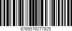 Código de barras (EAN, GTIN, SKU, ISBN): '9788578277925'