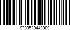 Código de barras (EAN, GTIN, SKU, ISBN): '9788578440909'