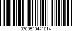 Código de barras (EAN, GTIN, SKU, ISBN): '9788578441814'