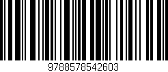 Código de barras (EAN, GTIN, SKU, ISBN): '9788578542603'