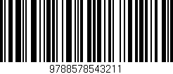Código de barras (EAN, GTIN, SKU, ISBN): '9788578543211'