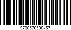 Código de barras (EAN, GTIN, SKU, ISBN): '9788578600457'