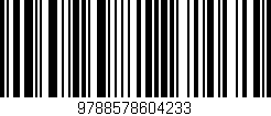 Código de barras (EAN, GTIN, SKU, ISBN): '9788578604233'