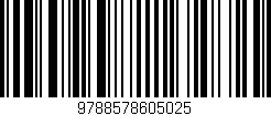 Código de barras (EAN, GTIN, SKU, ISBN): '9788578605025'