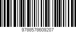 Código de barras (EAN, GTIN, SKU, ISBN): '9788578609207'