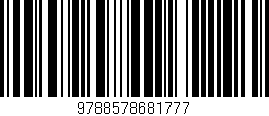 Código de barras (EAN, GTIN, SKU, ISBN): '9788578681777'