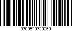 Código de barras (EAN, GTIN, SKU, ISBN): '9788578730260'