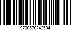 Código de barras (EAN, GTIN, SKU, ISBN): '9788578742584'