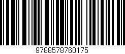 Código de barras (EAN, GTIN, SKU, ISBN): '9788578760175'