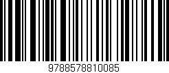 Código de barras (EAN, GTIN, SKU, ISBN): '9788578810085'