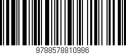 Código de barras (EAN, GTIN, SKU, ISBN): '9788578810986'