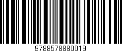 Código de barras (EAN, GTIN, SKU, ISBN): '9788578880019'