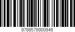 Código de barras (EAN, GTIN, SKU, ISBN): '9788578900946'