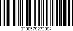 Código de barras (EAN, GTIN, SKU, ISBN): '9788579272394'