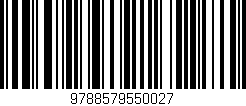 Código de barras (EAN, GTIN, SKU, ISBN): '9788579550027'