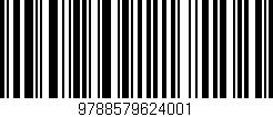 Código de barras (EAN, GTIN, SKU, ISBN): '9788579624001'