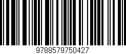Código de barras (EAN, GTIN, SKU, ISBN): '9788579750427'
