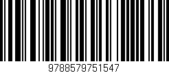 Código de barras (EAN, GTIN, SKU, ISBN): '9788579751547'