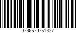 Código de barras (EAN, GTIN, SKU, ISBN): '9788579751837'
