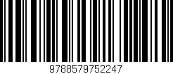 Código de barras (EAN, GTIN, SKU, ISBN): '9788579752247'