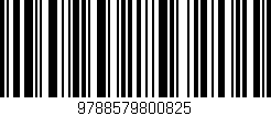 Código de barras (EAN, GTIN, SKU, ISBN): '9788579800825'