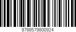 Código de barras (EAN, GTIN, SKU, ISBN): '9788579800924'