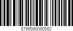 Código de barras (EAN, GTIN, SKU, ISBN): '9788580080582'