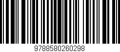 Código de barras (EAN, GTIN, SKU, ISBN): '9788580260298'