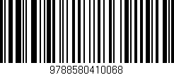 Código de barras (EAN, GTIN, SKU, ISBN): '9788580410068'