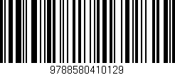 Código de barras (EAN, GTIN, SKU, ISBN): '9788580410129'