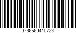 Código de barras (EAN, GTIN, SKU, ISBN): '9788580410723'
