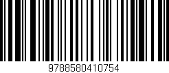 Código de barras (EAN, GTIN, SKU, ISBN): '9788580410754'