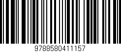 Código de barras (EAN, GTIN, SKU, ISBN): '9788580411157'