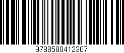 Código de barras (EAN, GTIN, SKU, ISBN): '9788580412307'