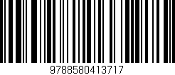 Código de barras (EAN, GTIN, SKU, ISBN): '9788580413717'