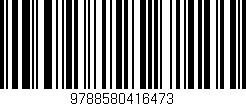 Código de barras (EAN, GTIN, SKU, ISBN): '9788580416473'