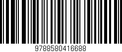 Código de barras (EAN, GTIN, SKU, ISBN): '9788580416688'