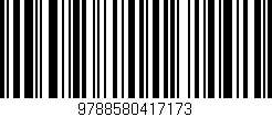 Código de barras (EAN, GTIN, SKU, ISBN): '9788580417173'