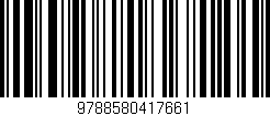 Código de barras (EAN, GTIN, SKU, ISBN): '9788580417661'