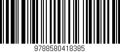 Código de barras (EAN, GTIN, SKU, ISBN): '9788580418385'
