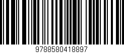 Código de barras (EAN, GTIN, SKU, ISBN): '9788580418897'