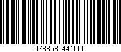 Código de barras (EAN, GTIN, SKU, ISBN): '9788580441000'