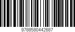 Código de barras (EAN, GTIN, SKU, ISBN): '9788580442687'