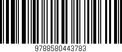 Código de barras (EAN, GTIN, SKU, ISBN): '9788580443783'