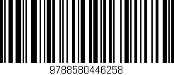 Código de barras (EAN, GTIN, SKU, ISBN): '9788580446258'