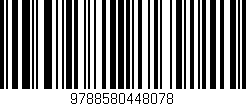 Código de barras (EAN, GTIN, SKU, ISBN): '9788580448078'