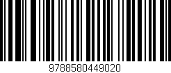 Código de barras (EAN, GTIN, SKU, ISBN): '9788580449020'