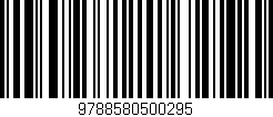Código de barras (EAN, GTIN, SKU, ISBN): '9788580500295'